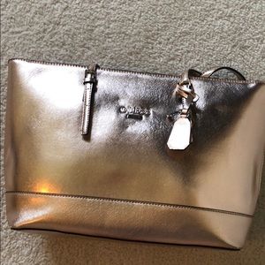 Rose gold Guess bag